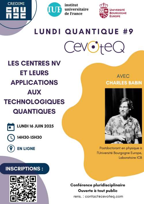 Photo de l'article : Lundi Quantique #9 avec Charles Babin - 