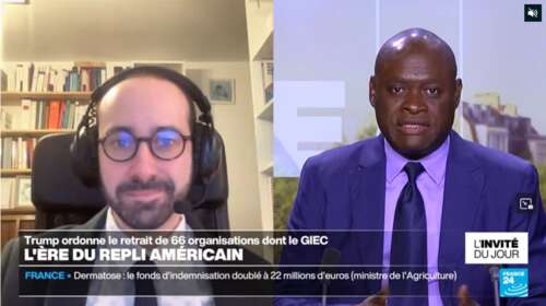 10 janvier 2026 - Invité du jour à France 24 Photo de l'article : 10 janvier 2026 - Invité du jour à France 24