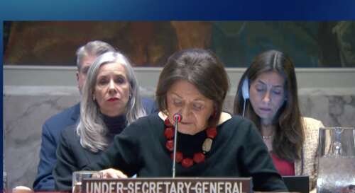 Réunion du Conseil de sécurité des Nations Unies le 5 janvier 2026, débutant par une communication du Secrétaire Général des Nations Unies