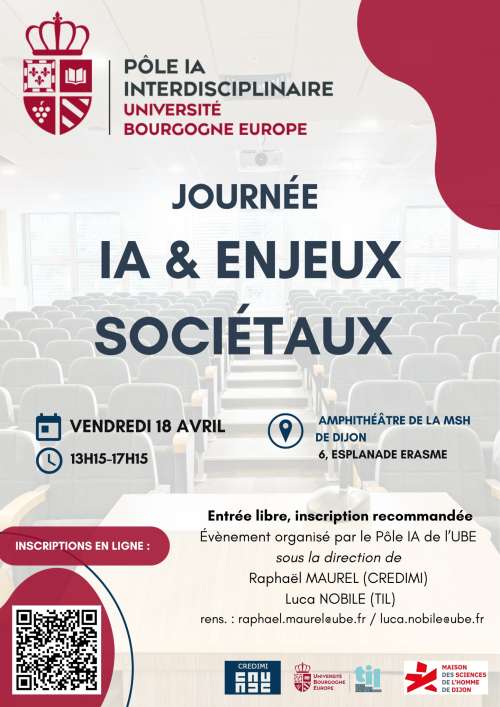 Photo de l'article : Journée IA & Enjeux sociétaux