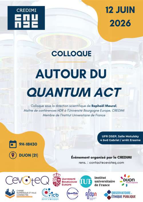 Photo de l'article : 12 juin 2026 - Colloque international 