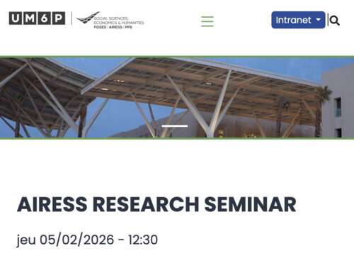 Photo de l'article : 6 février 2026 - Book Presentation (Rabat, Maroc)