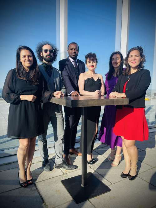 Une partie du Bureau du RFDI en 2023 à Montréal, de gauche à droite : K. Plouffe-Malette, R. Maurel, V. Ndior, A. Tardieu, V. Thool, I. Ramirez-Godelier Une partie du Bureau du RFDI en 2023 à Montréal, de gauche à droite : K. Plouffe-Malette, R. Maurel, V. Ndior, A. Tardieu, V. Thool, I. Ramirez-Godelier