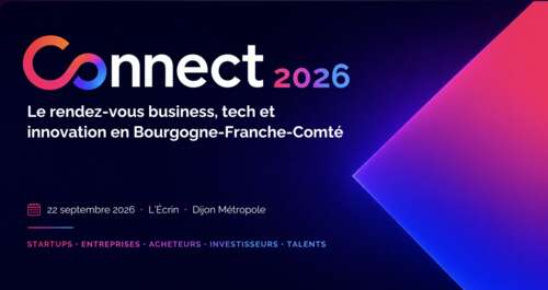 Photo de l'article : 22 septembre 2026 - Intervention à CONNECT 2026 (French Tech Dijon)