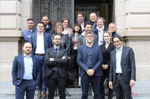 Une partie de l'équipe de l'OEP réunie à Sciences Po Lille en 2024 Une partie de l'équipe de l'OEP réunie à Sciences Po Lille en 2024