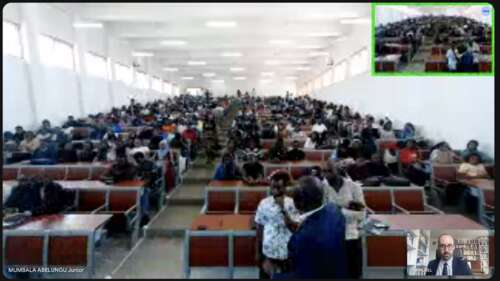 Photo de l'article : 7 novembre - Conférence inaugurale du Master en Droit international public et africain à l'Université Protestante de Lubumbashi (RDC)