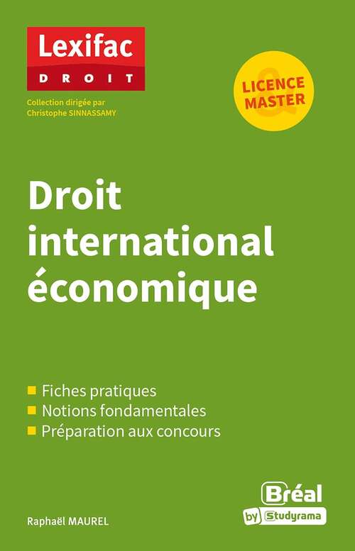 Photo de l'article : Droit international économique